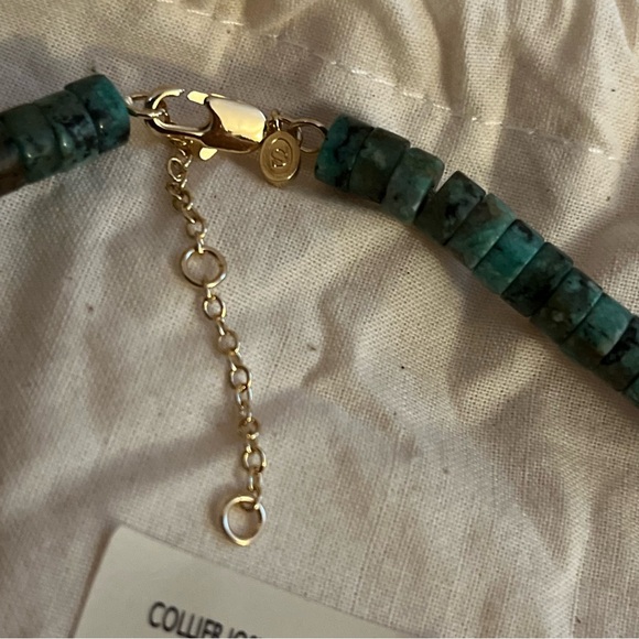 NWT Sézane Josh Necklace in Green - Picture 5 of 6